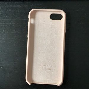 Apple iPhone 8 pink silicone case